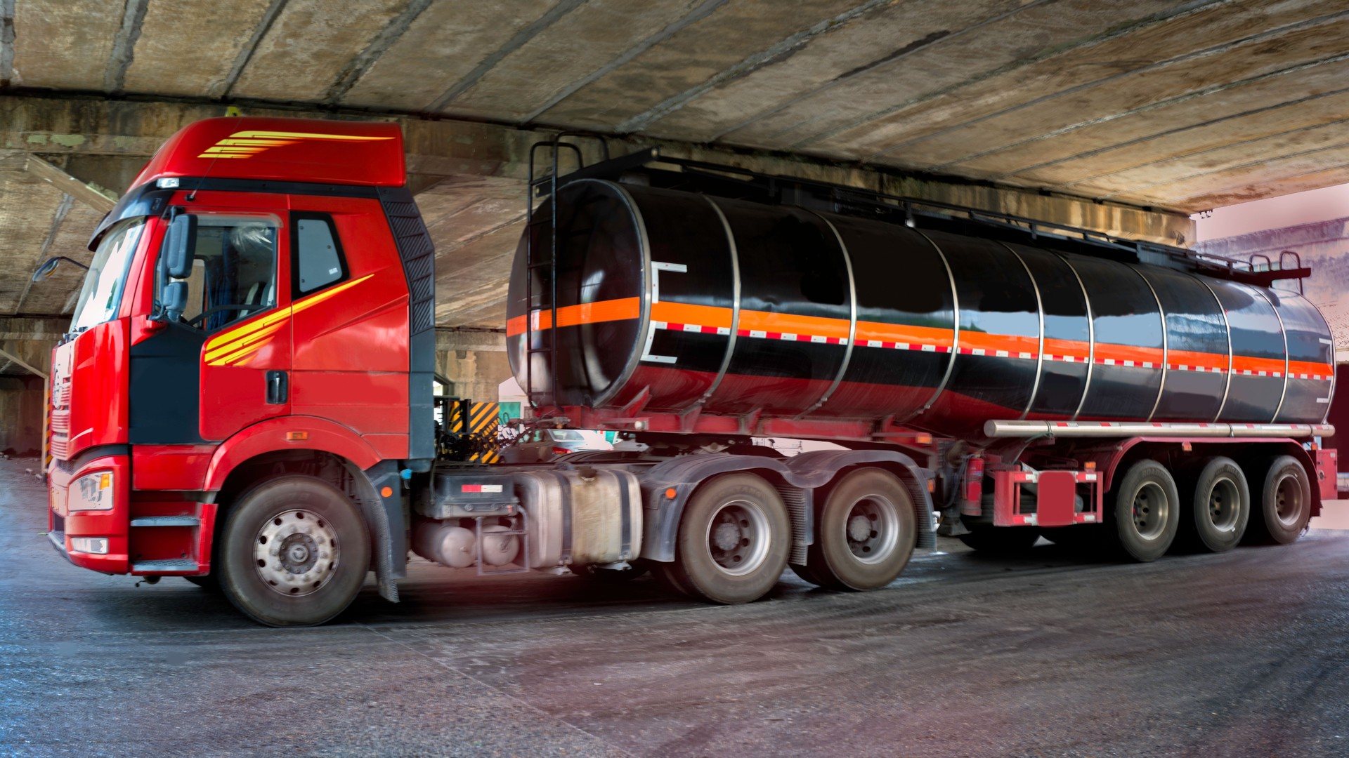 LPG tank vehicle
